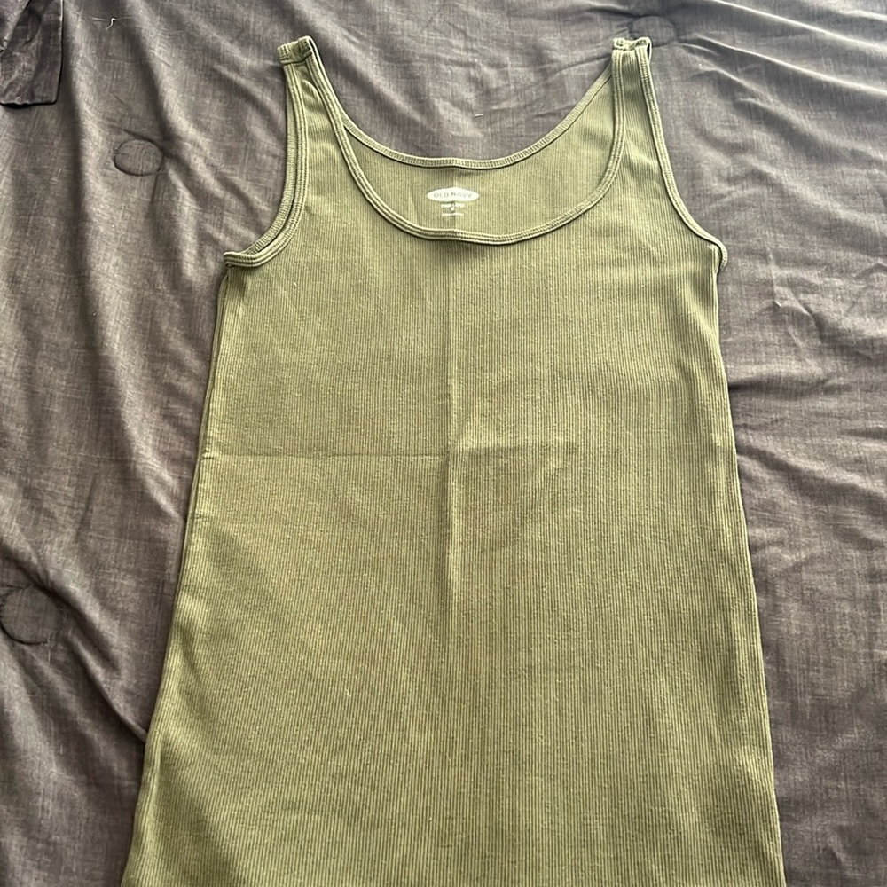 Army Green Tank Top